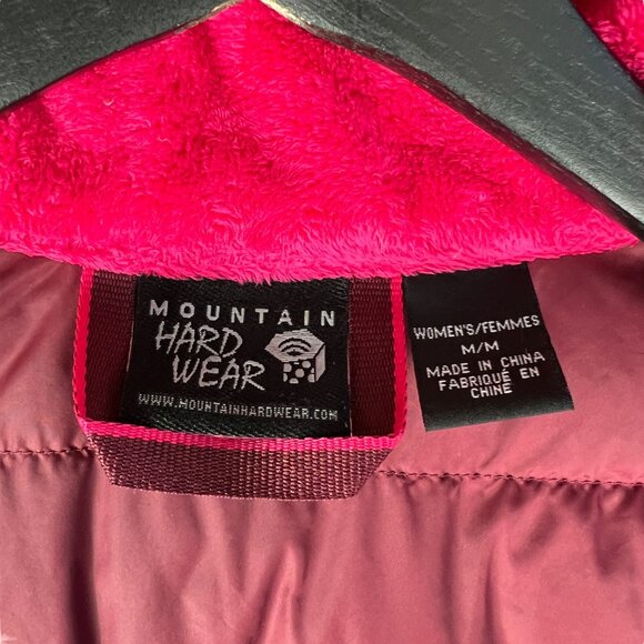 Mountain Hardware Women's Ratio Duck Down Full Zip Vest in Magenta Pink Size M - Picture 5 of 8